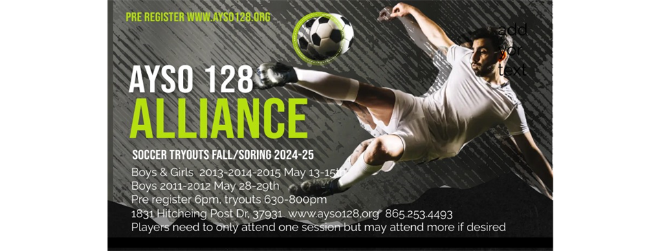 AYSO 2024-25 Alliance Club Soccer Tryouts